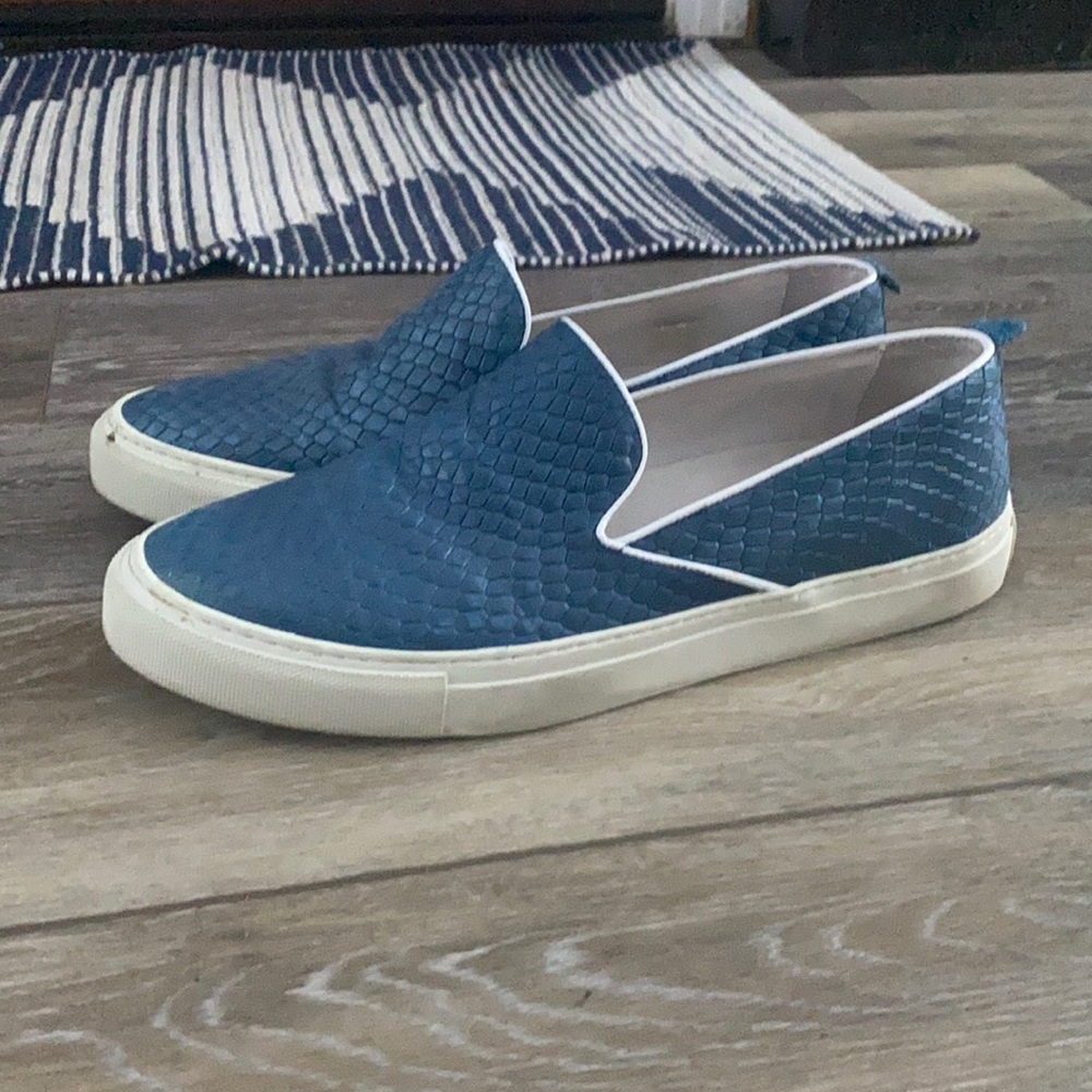 Leather Slip On Sneakers